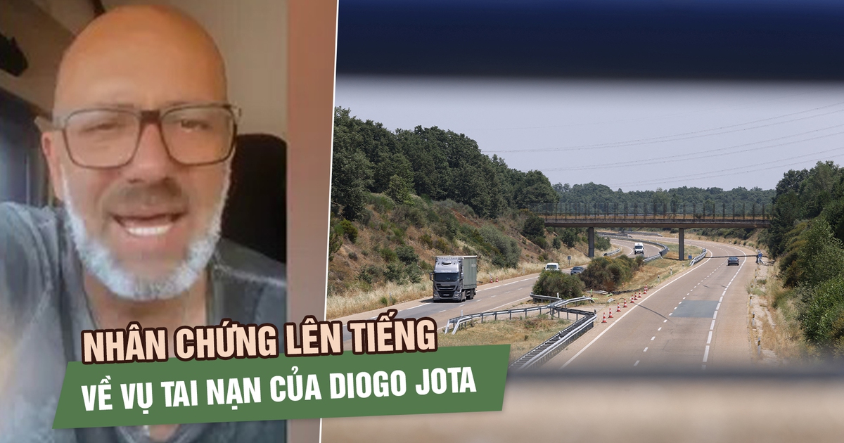 Nhân chứng lên tiếng về vụ tai nạn của Diogo Jota: 'Tốc độ di chuyển bình thường'