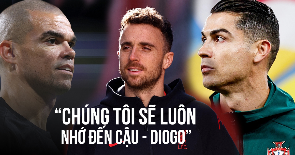 Ronaldo, Pepe bàng hoàng về sự ra đi của Diogo Jota: ‘Chúng tôi sẽ luôn nhớ cậu’