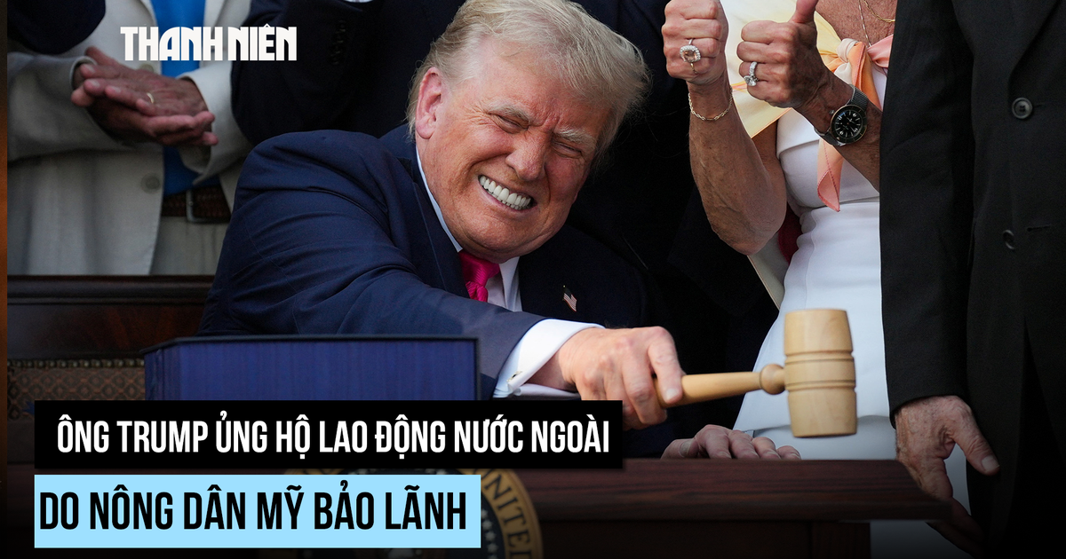 Ông Trump cho phép người nước ngoài làm việc nếu được nông dân Mỹ bảo lãnh