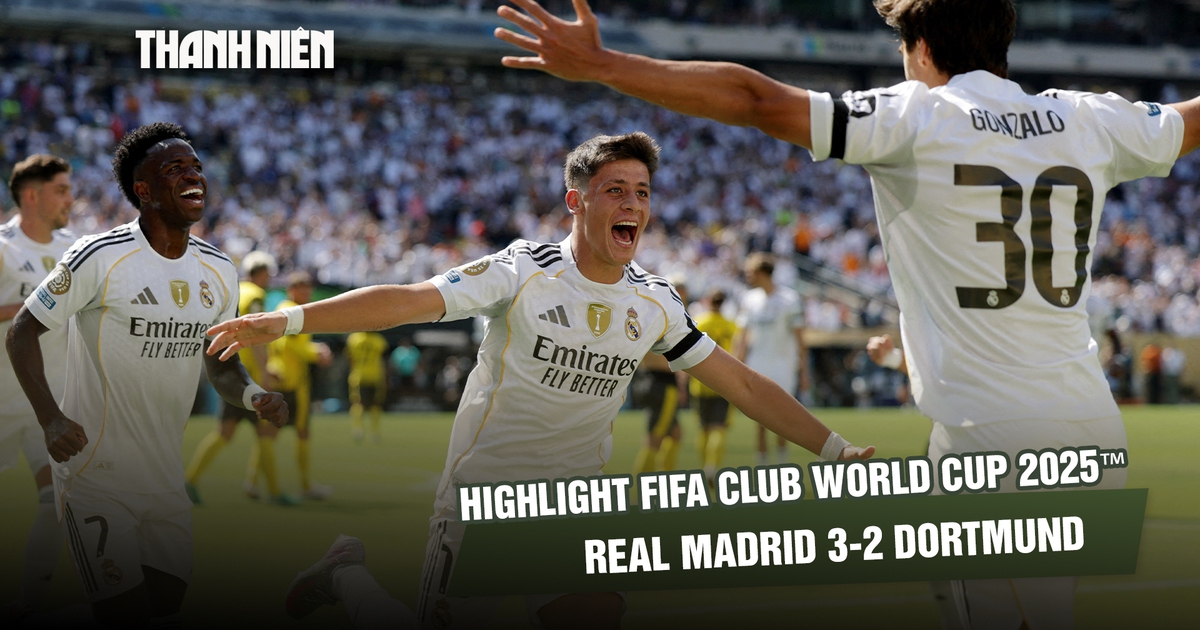 Highlight Real Madrid 3-2 Dortmund: Hẹn PSG ở bán kết FIFA Club World Cup 2025™