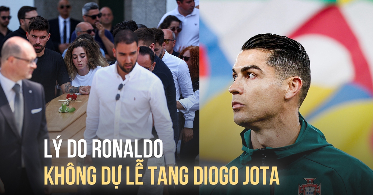 Vì sao Ronaldo không dự lễ tang của Diogo Jota?