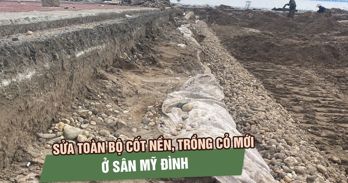Sân Mỹ Đình đang được cải tạo toàn diện, kỳ vọng có diện mạo mới