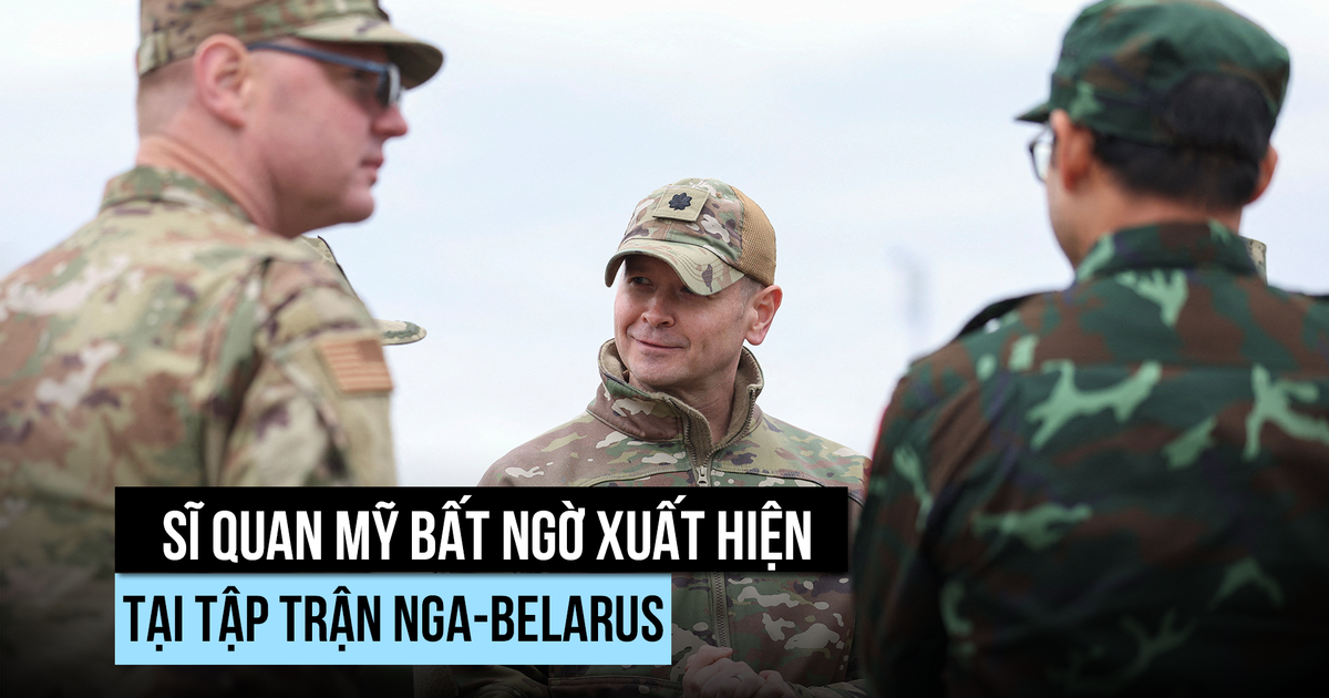 Sĩ quan Mỹ bất ngờ đến Belarus quan sát tập trận Zapad