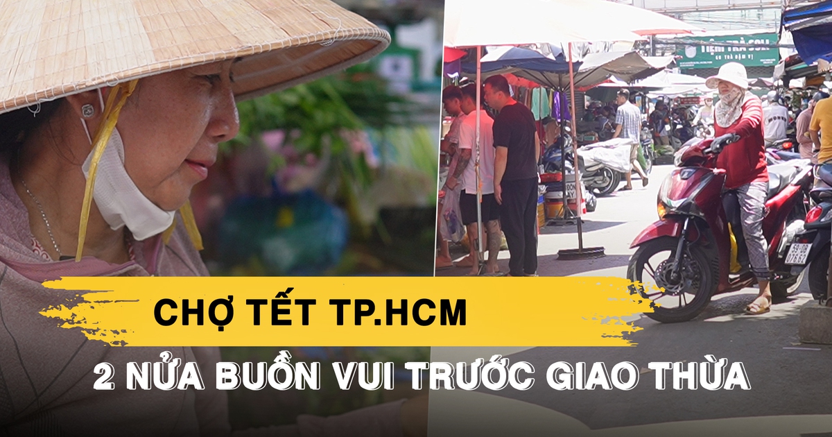 Chợ tết TP.HCM 2 nửa buồn vui trước giờ giao thừa: Mong bán hết sớm dọn hàng nghỉ ngơi