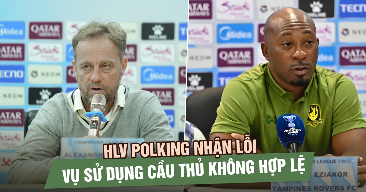 HLV Polking nhận lỗi vụ sử dụng cầu thủ không hợp lệ, HLV Tampines Rovers tự tin chờ CLB CAHN