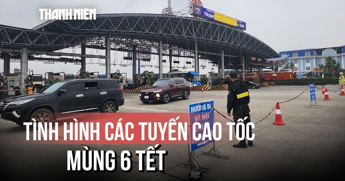 Chiều mùng 6 tết, ô tô được phép đi ngược chiều cao tốc Pháp Vân