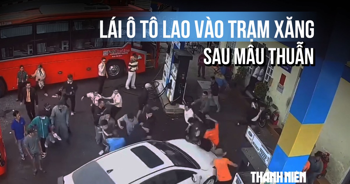 Lái ô tô lao thẳng vào cây xăng, tông 7 người trong bến xe ở Đà Lạt