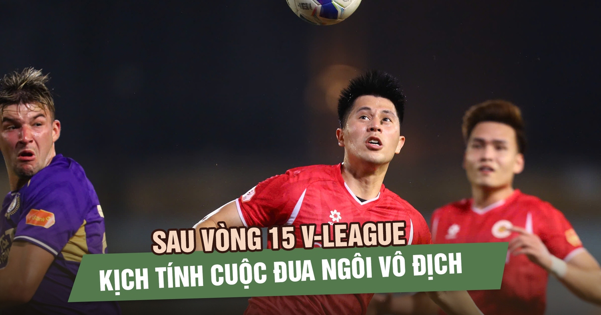 Sau vòng 15 V-League: CLB CAHN thua derby nhưng vẫn vững ngôi đầu, cuộc đua vô địch thêm kịch tính