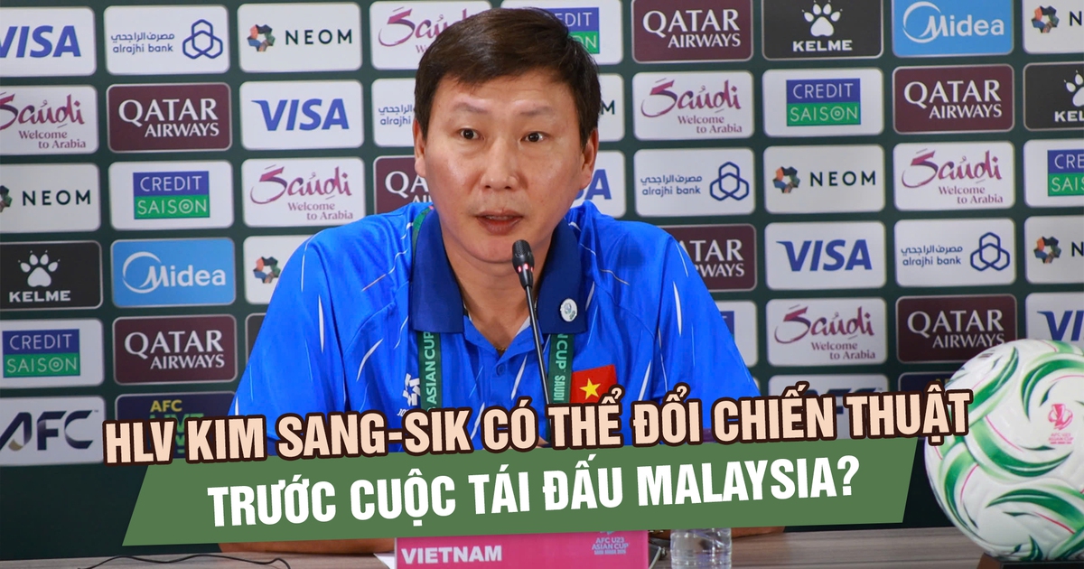 Báo Malaysia: HLV Kim Sang-sik có thể đổi chiến thuật trước cuộc tái đấu