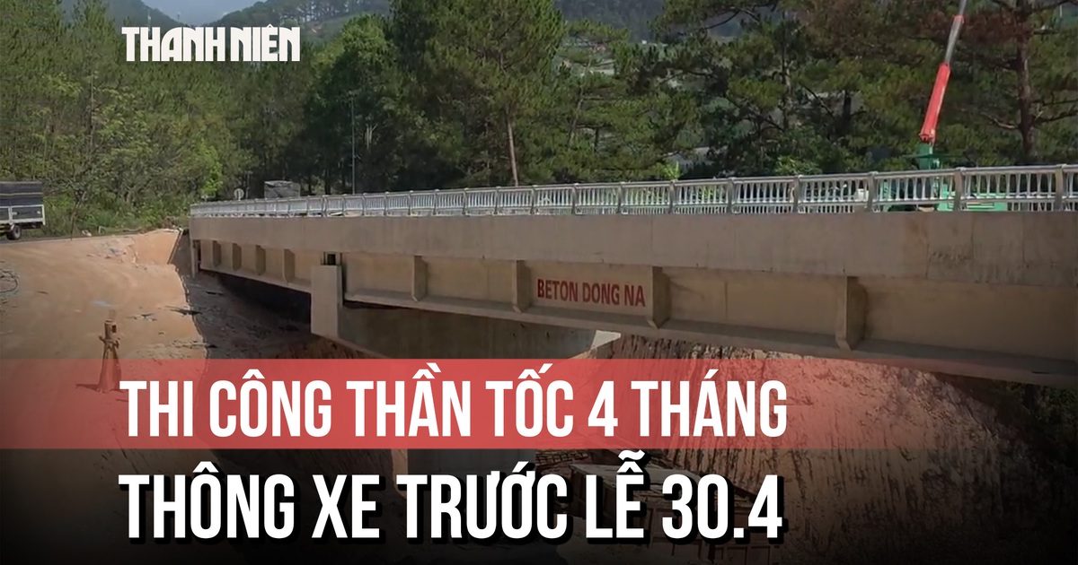 Đà Lạt sắp thông xe cầu cạn trên đèo Mimosa: Hết thời thấp thỏm vì sạt lở