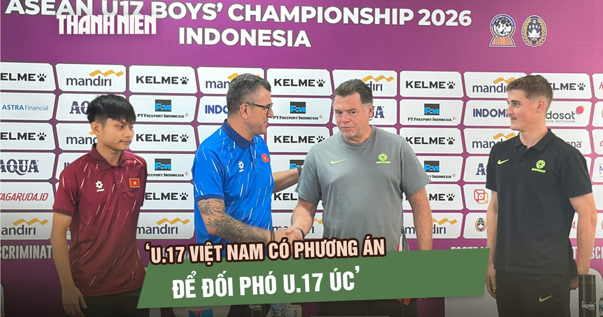 HLV Cristiano Roland: ‘U.17 Việt Nam có phương án để đối phó U.17 Úc’