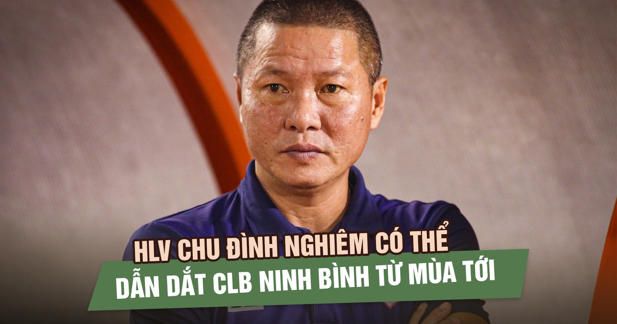 HLV Chu Đình Nghiêm có thể dẫn dắt CLB Ninh Bình từ mùa tới