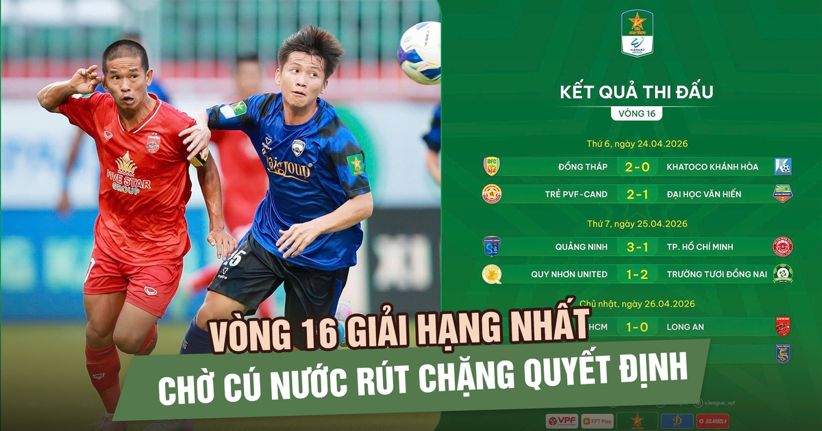 Sau vòng 16 giải hạng nhất: Chờ cú nước rút chặng quyết định