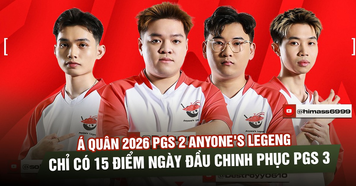 Đại diện Việt Nam Anyone's Legend hụt hơi ngày đầu chinh phục PGS 3