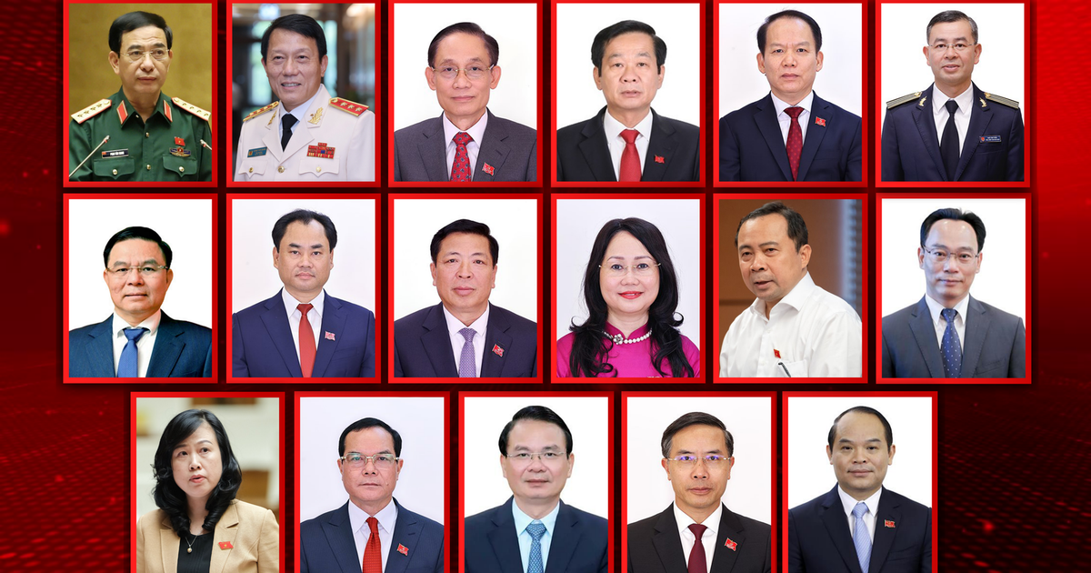 [VIDEO] Danh sách 17 bộ trưởng, trưởng ngành của Chính phủ