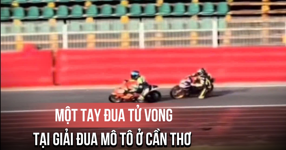 Tay đua trẻ tử vong sau sự cố mất lái ở giải đua mô tô ở Cần Thơ