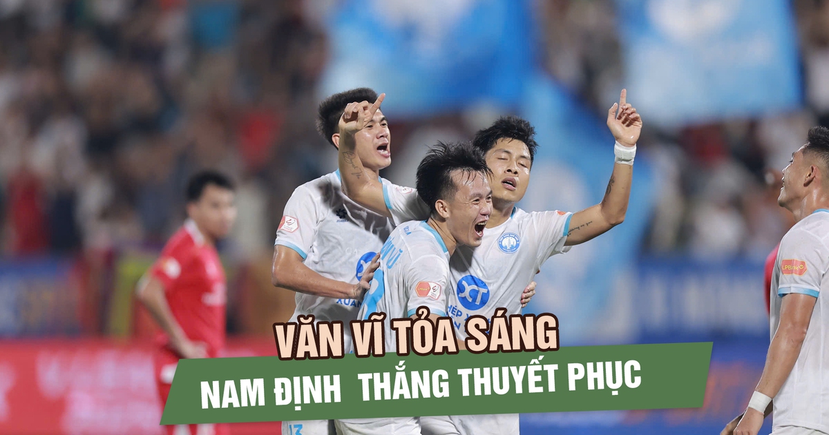 Văn Vĩ tỏa sáng, Nam Định thắng thuyết phục CLB Công an TP.HCM