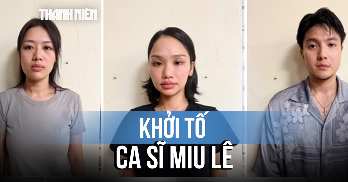 Ca sĩ Miu Lê bị khởi tố vì liên quan ma túy