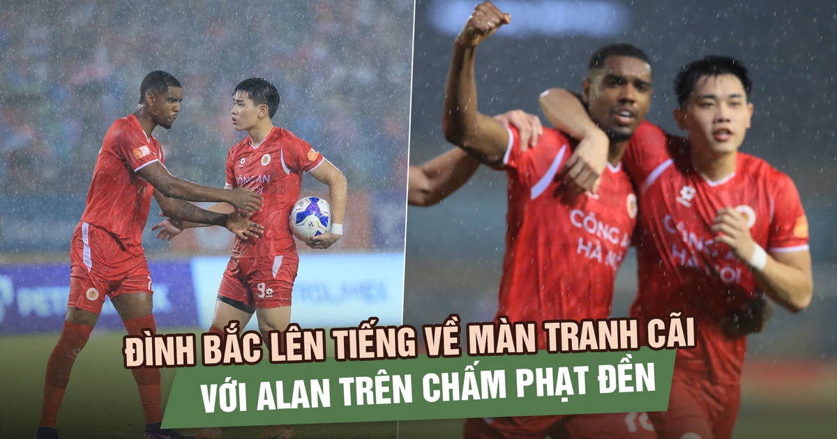Đình Bắc lên tiếng về màn tranh cãi với Alan trên chấm phạt đền