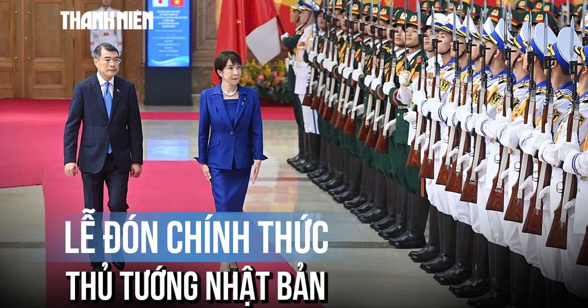 Thủ tướng Lê Minh Hưng chủ trì lễ đón chính thức Thủ tướng Nhật Bản
