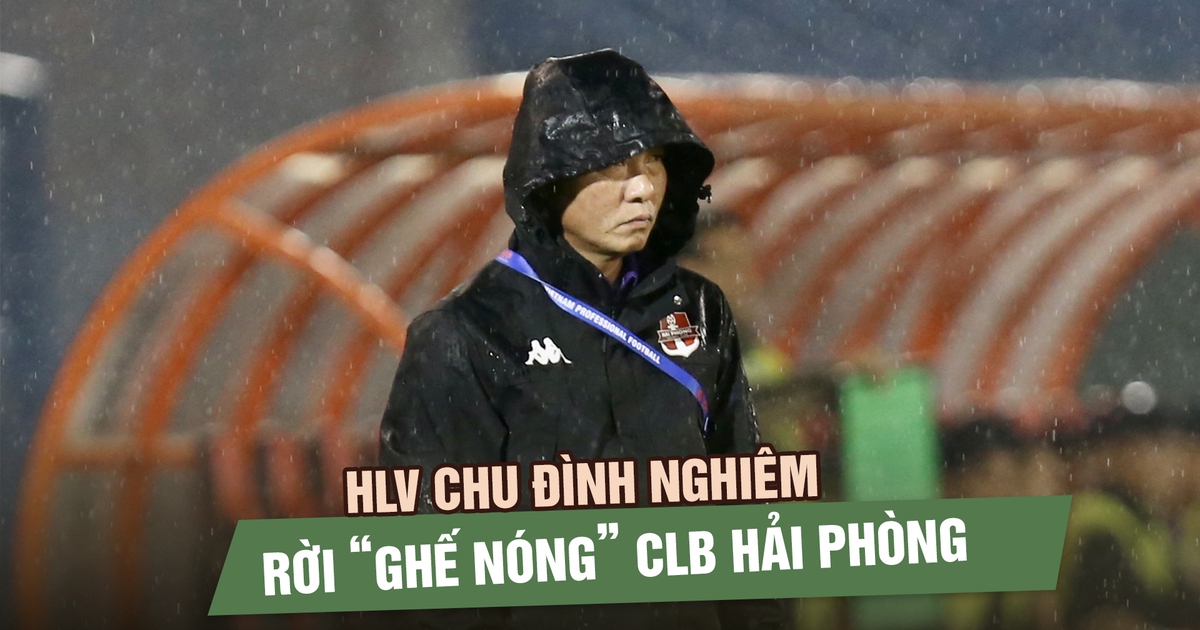 HLV Chu Đình Nghiêm rời ‘ghế nóng’ CLB Hải Phòng, chuẩn bị dẫn dắt CLB Ninh Bình?