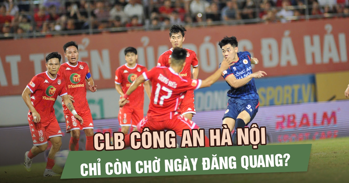 Trước vòng 22 V-League: CLB CAHN chỉ còn chờ ngày đăng quang?