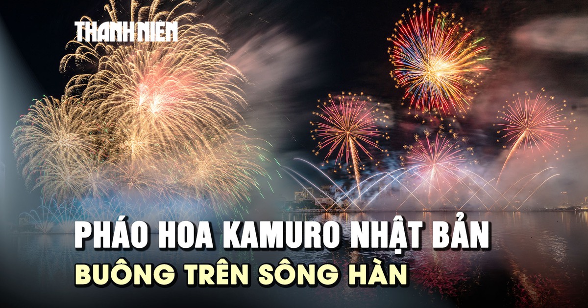 Xem pháo hoa Kamuro Nhật Bản buông trên sông Hàn