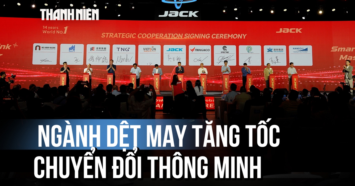 Dệt may tăng tốc chuyển đổi thông minh, Jack giới thiệu hệ sinh thái AI