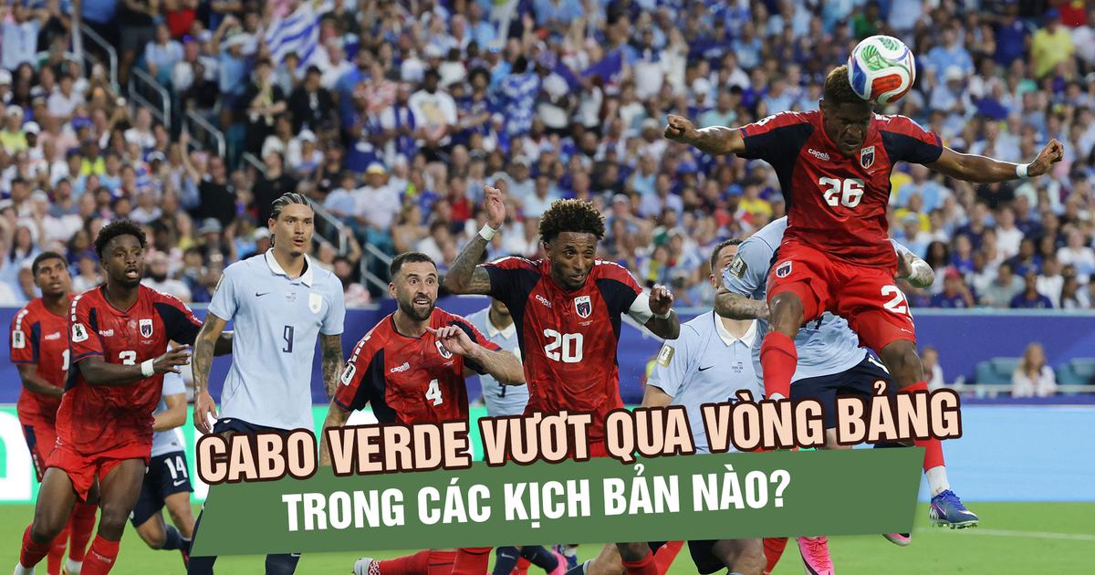 Cabo Verde vượt qua vòng bảng World Cup 2026 trong các trường hợp nào