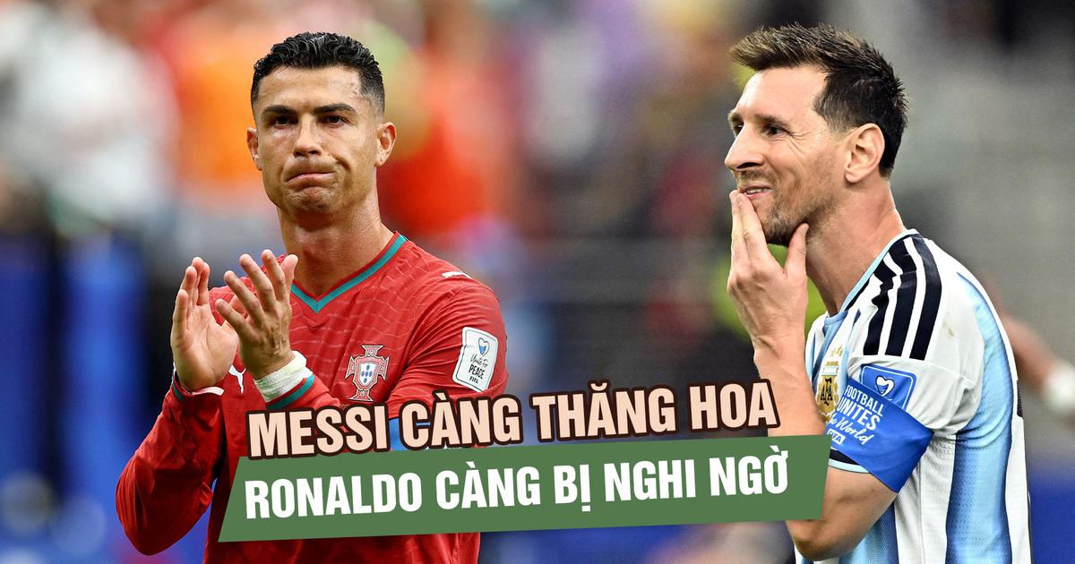 Messi càng thăng hoa, những câu hỏi dành cho Ronaldo càng nhiều