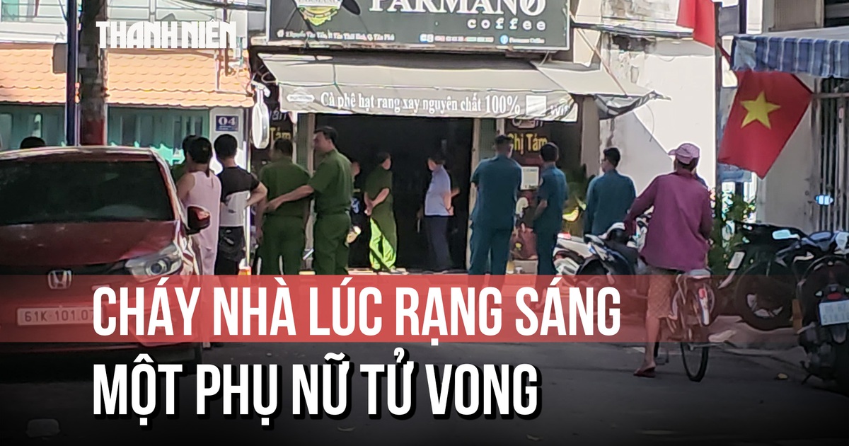 Cháy nhà ở TP.HCM, người phụ nữ tử vong trong phòng ngủ