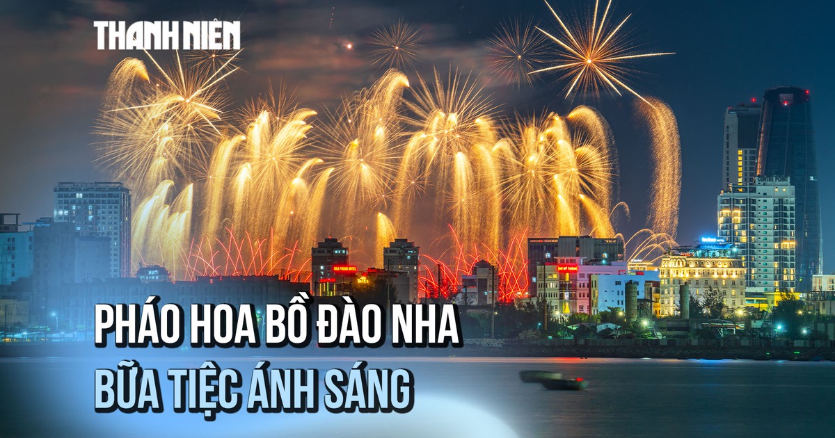 Pháo hoa Bồ Đào Nha 'chiêu đãi' bữa tiệc ánh sáng bên sông Hàn