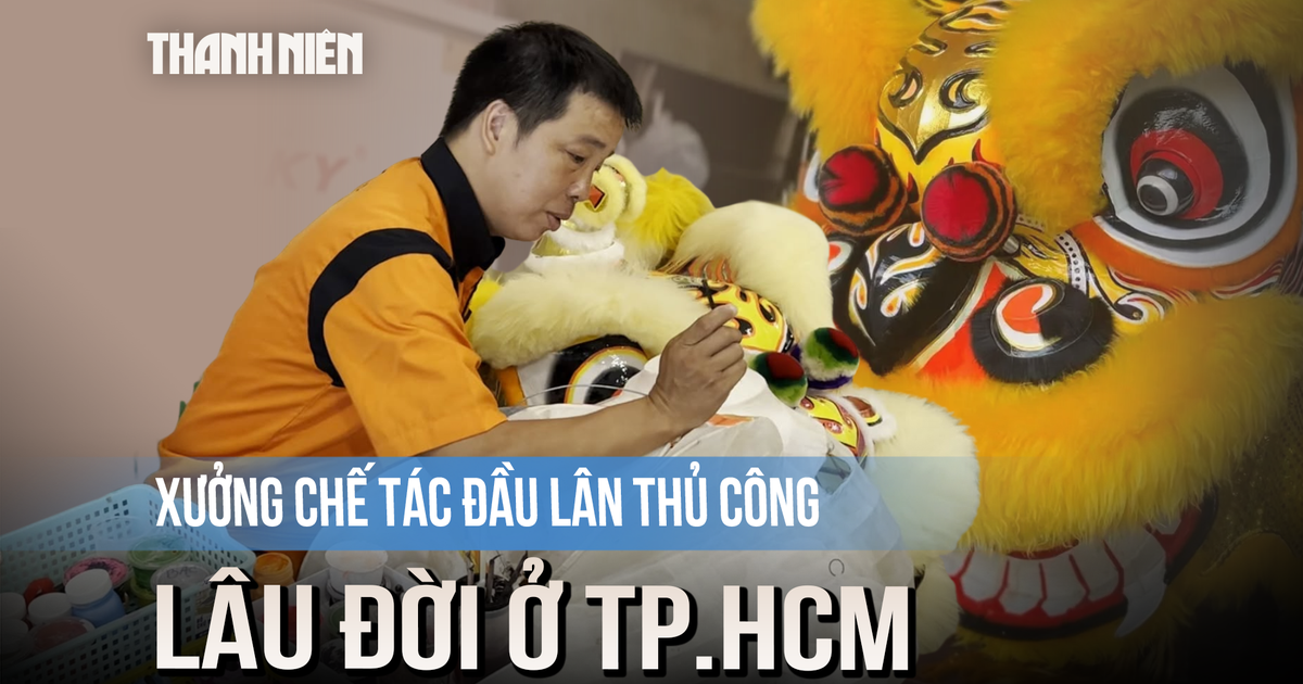 Khám phá xưởng chế tác đầu lân thủ công lâu đời ở TP.HCM