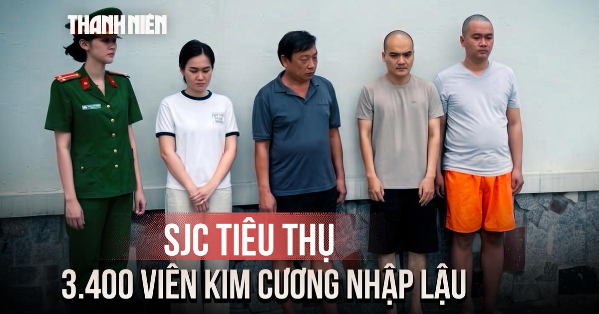 Hơn 3.400 viên kim cương nhập lậu được đưa vào hệ thống bán lẻ SJC
