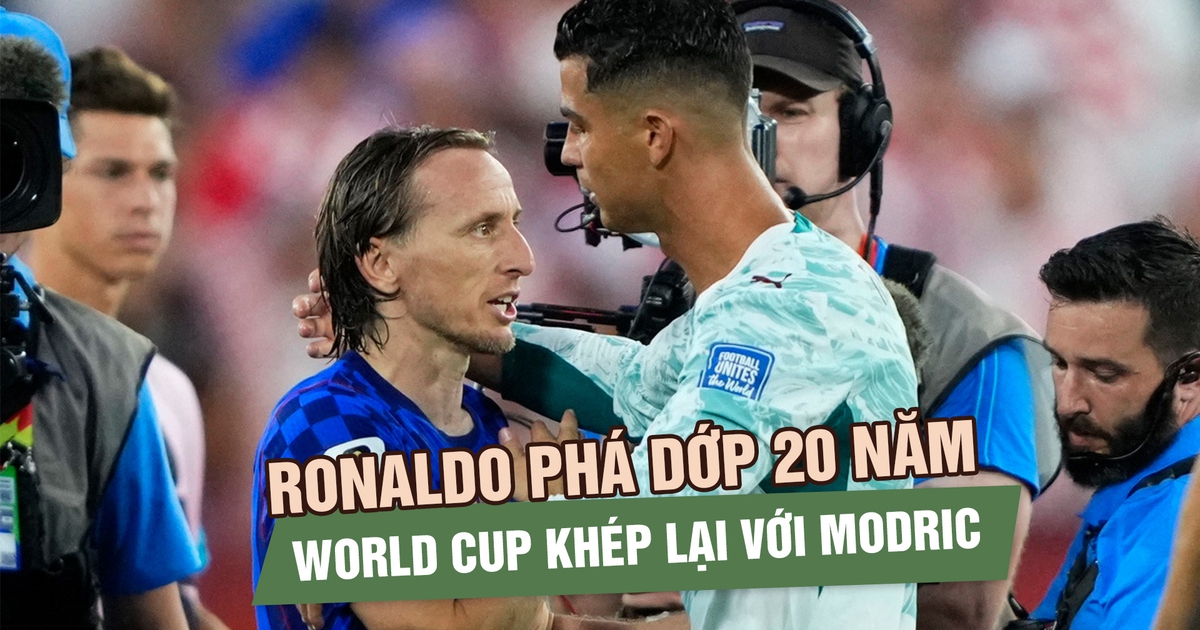 Ronaldo phá dớp 20 năm, World Cup khép lại với huyền thoại Modric