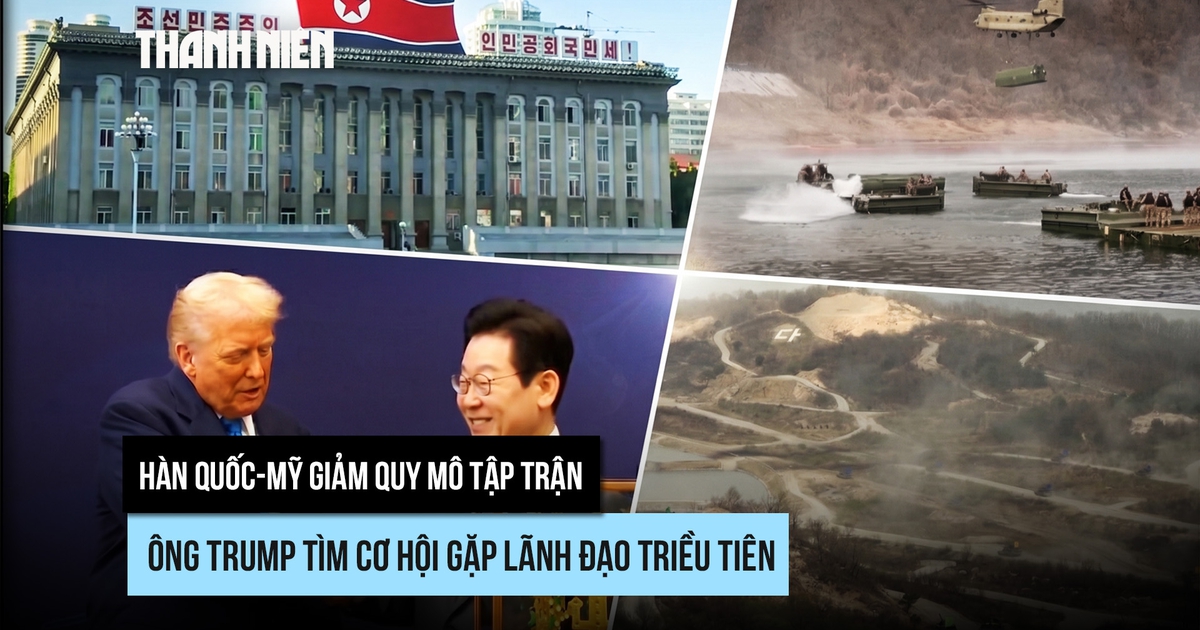 Hàn Quốc-Mỹ giảm quy mô tập trận, ông Trump tìm cơ hội gặp lãnh đạo Triều Tiên