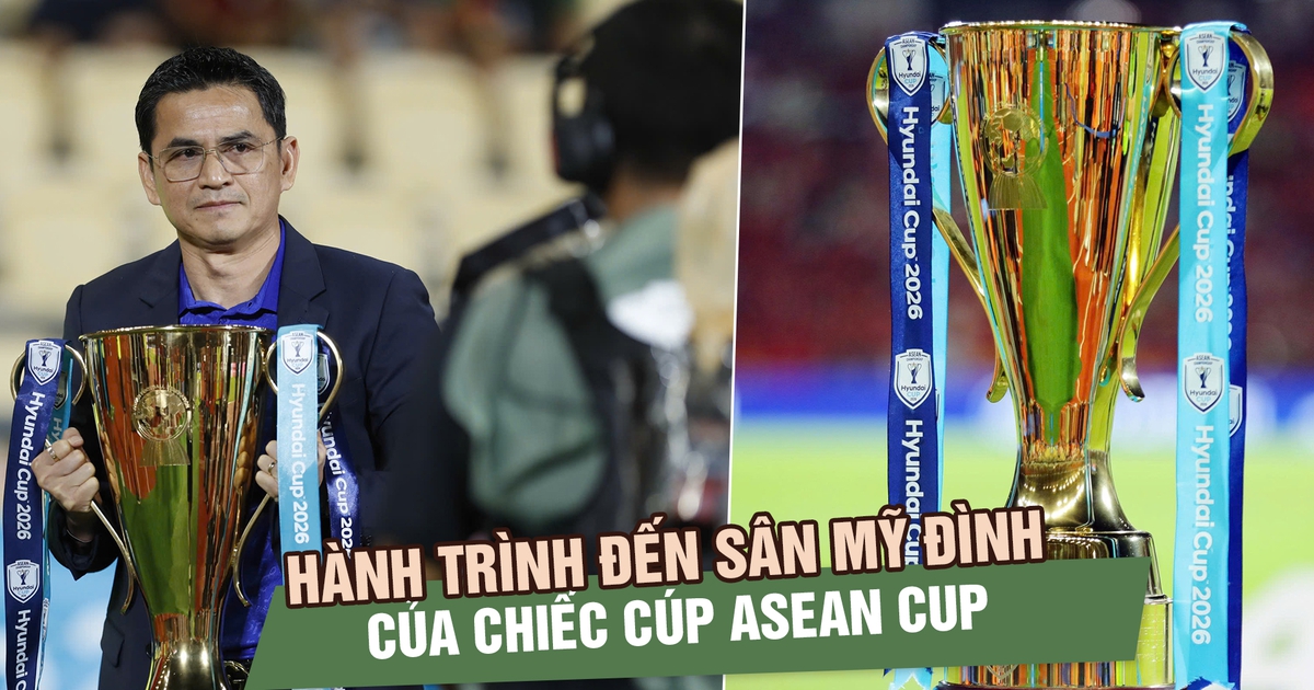 Hành trình đến sân Mỹ Đình của chiếc cúp ASEAN Cup: Được đảm bảo an ninh nghiêm ngặt