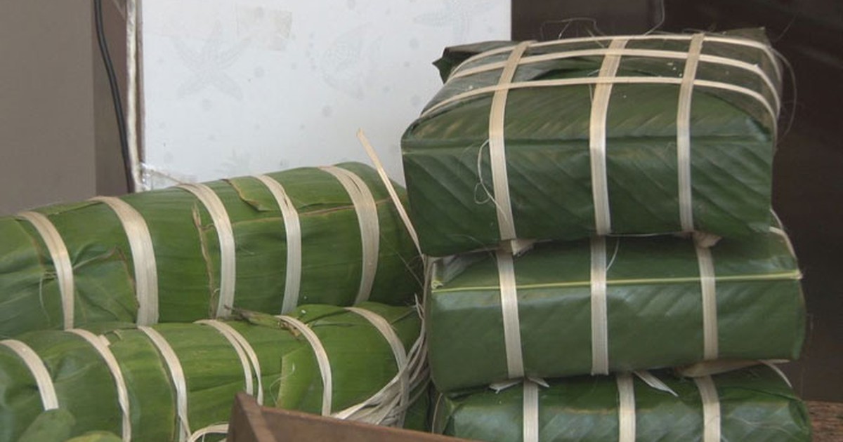 Hương vị tết qua lá chuối, lá dong