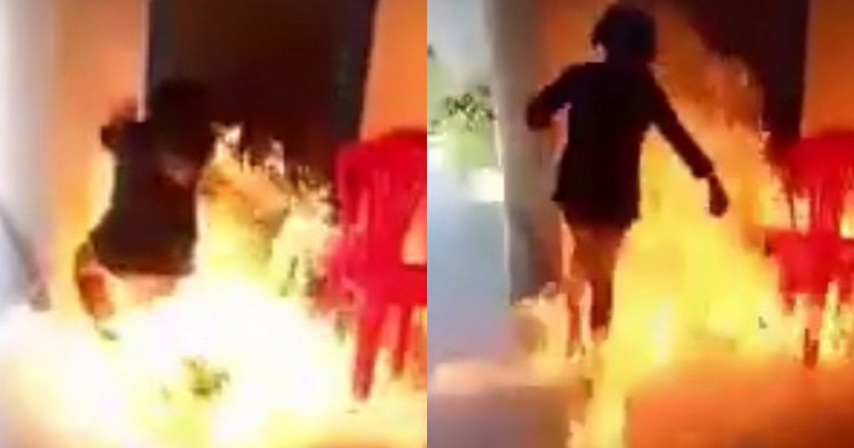 [VIDEO] Tưới xăng đốt trường, cô bé 13 tuổi nhập viện vì bỏng nặng