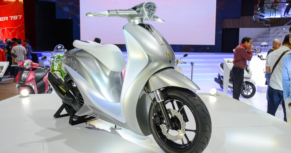 Cận cảnh ‘dung nhan’ siêu phẩm Yamaha Glorious concept tại Việt Nam