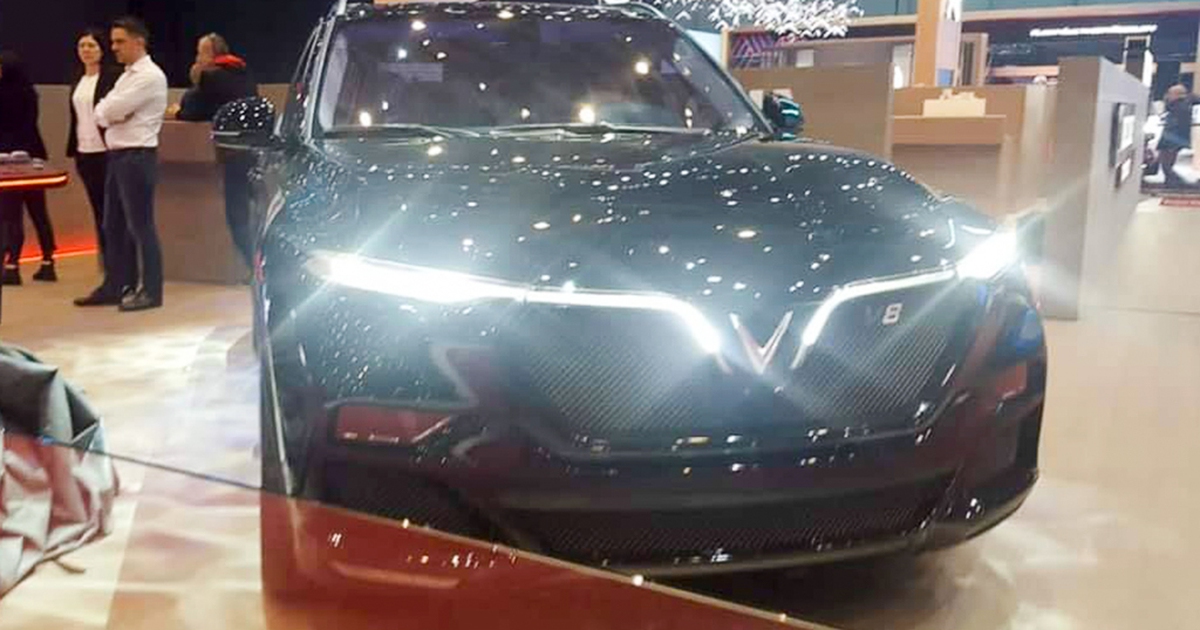 Xe VinFast Lux xuất hiện tại Triển lãm ô tô ở Thụy Sĩ