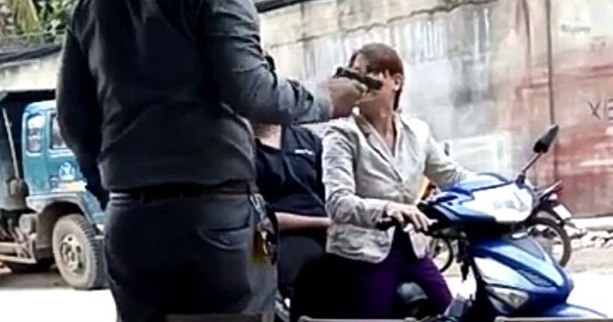 Bắt giám đốc công ty bảo vệ nổ súng thị uy phụ nữ