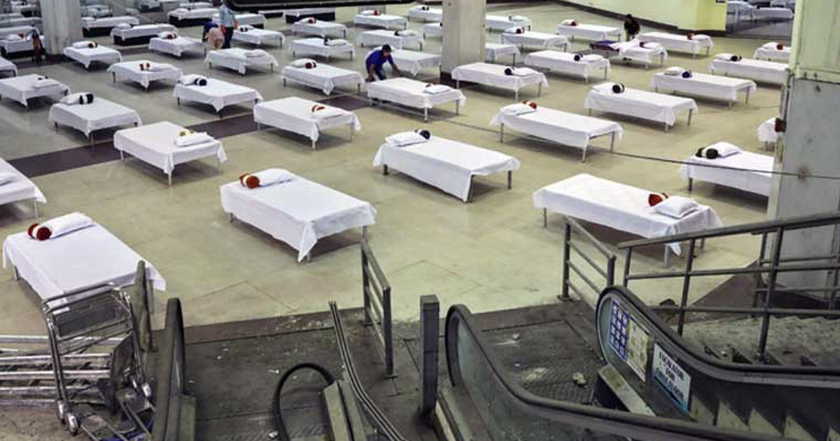 Ấn Độ mở bệnh viện dã chiến lớn nhất thế giới khi số ca nhiễm Covid-19 tăng cao