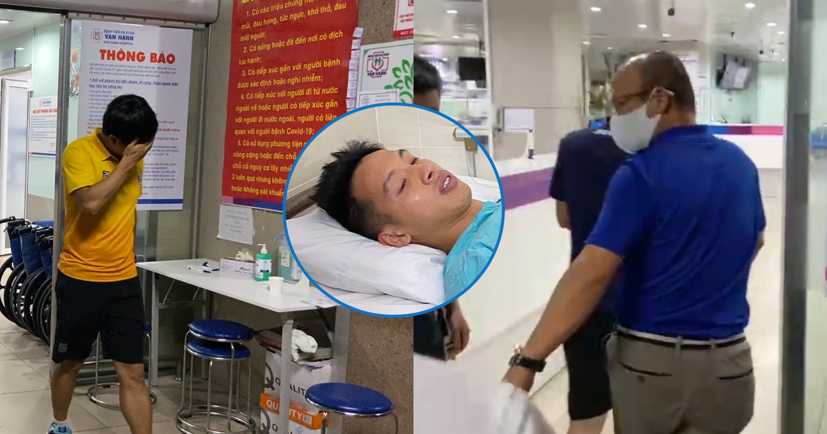 HLV Park vào ngay bệnh viện Vạn Hạnh thăm Hùng Dũng sau chẩn đoán gãy chân