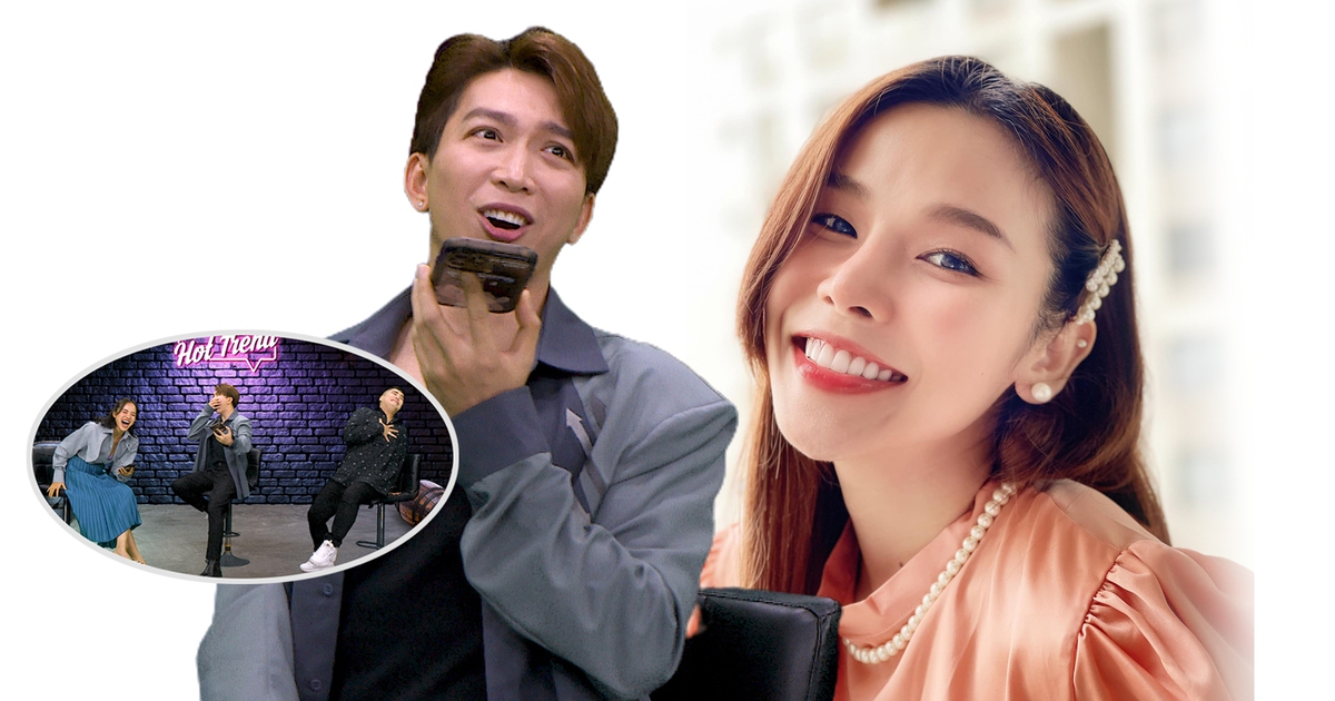 Không biết Tăng Phúc troll, Trương Thảo Nhi lỡ miệng chê Nguyễn Đình Vũ ngay trên sóng