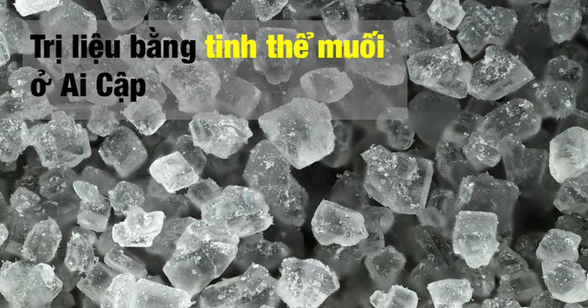 Xem người Ai Cập tẩy độc cơ thể trong hang muối