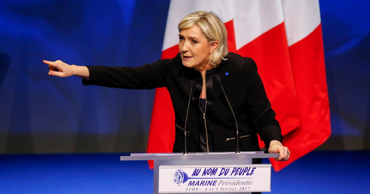 Ứng viên tổng thống Le Pen hứa trưng cầu dân ý việc rút Pháp khỏi EU