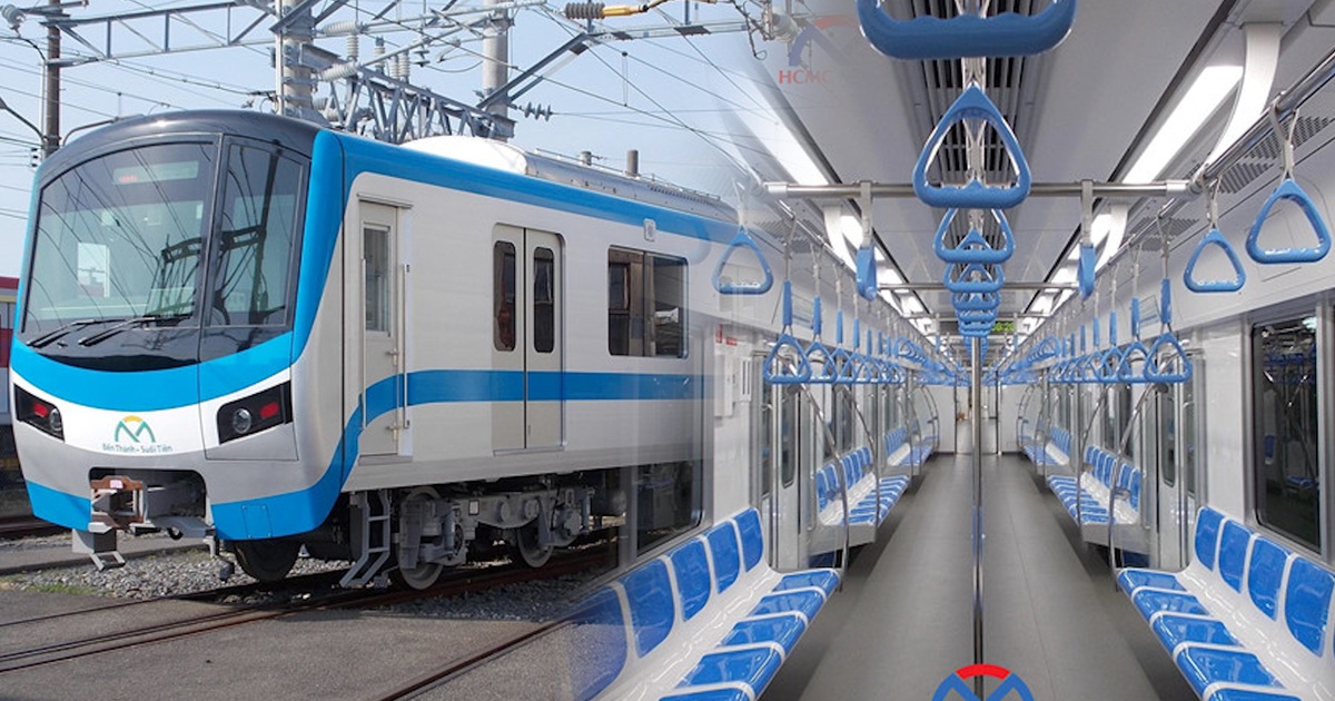 Cận cảnh đoàn tàu metro đầu tiên của TP.HCM