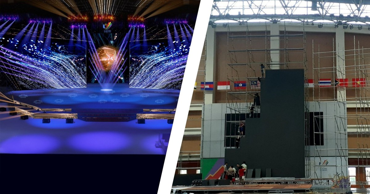 Những hình ảnh của lễ bế mạc SEA Games 31 dần hé lộ