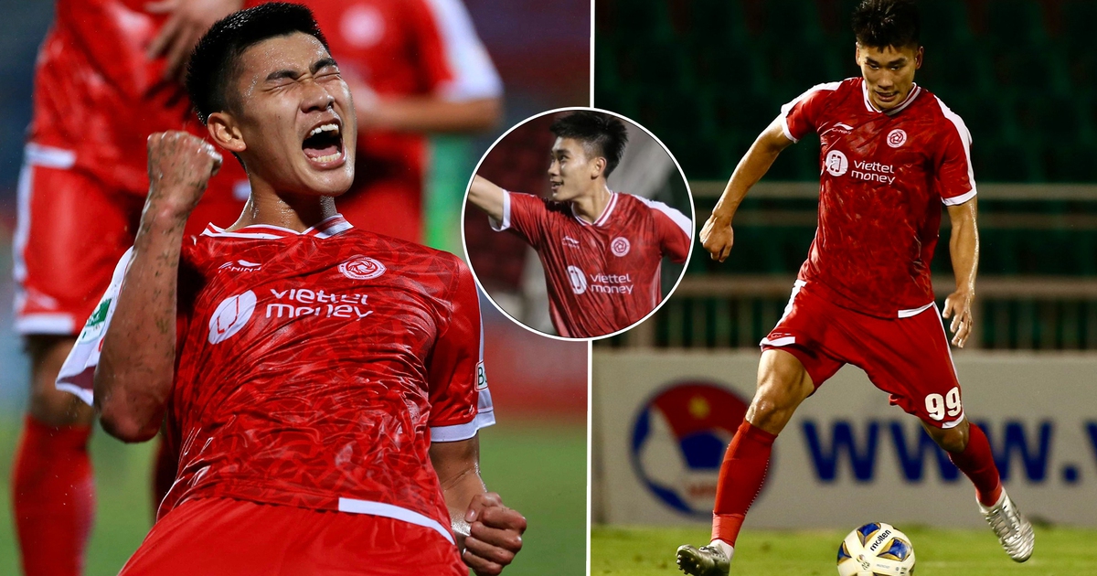 Nhâm Mạnh Dũng ghi bàn cho Viettel nhưng khó cạnh tranh với Geovane và Pedro